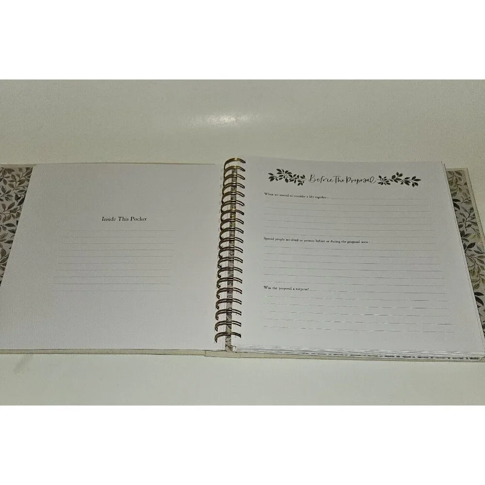 As We Grow Modern Memory Book Married Couples Wedding Shower Album NEVER USED
